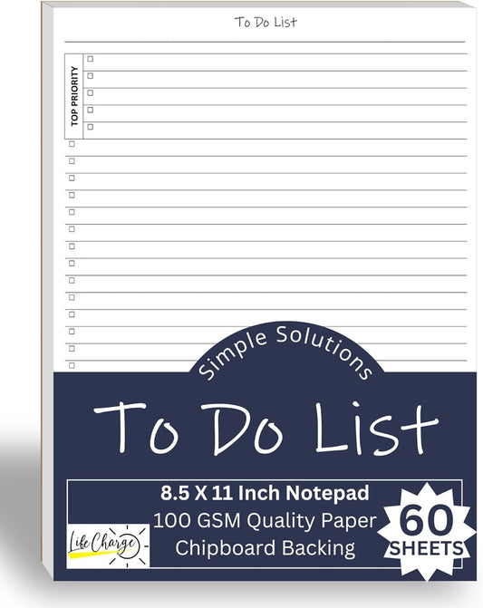 to Do List Notepads for Work, Daily Checklist Planner Pads with Priority & Notes, Task Organizer & Productivity Planner, Multiple Sizes & Layouts